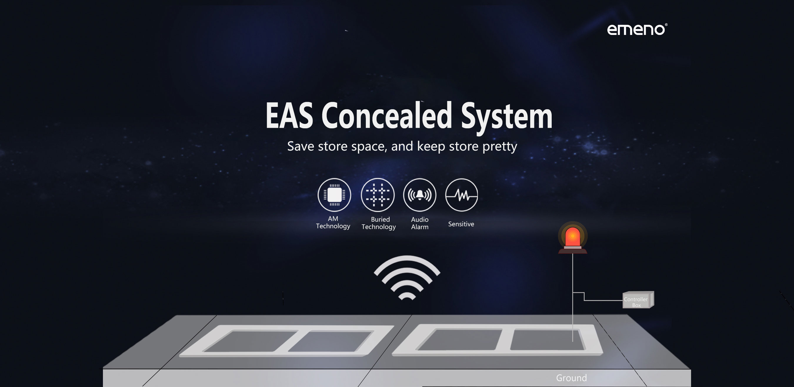 The Effect of Emeno EAS Concealed System—Save Space